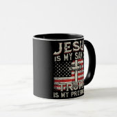 Jezus is mijn redder Trump mijn President Amerikaa Mok (Voorkant rechts)