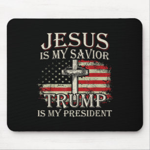 Jezus is mijn redder Trump mijn President Amerikaa Muismat