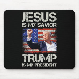 Jezus is mijn redder Trump mijn President Amerikaa Muismat