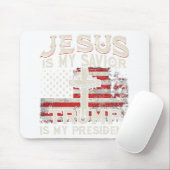 Jezus is mijn redder Trump mijn President Amerikaa Muismat (Met muis)