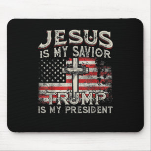 Jezus is mijn redder Trump mijn President Amerikaa Muismat