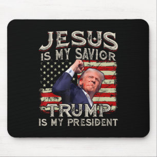 Jezus is mijn redder Trump mijn President Amerikaa Muismat