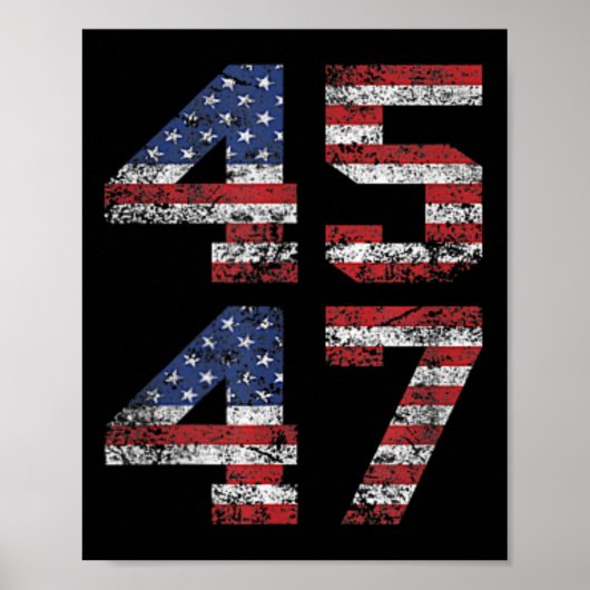 Jezus is mijn redder Trump mijn President Amerikaa Poster (Voorkant)