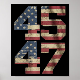 Jezus is mijn redder Trump mijn President Amerikaa Poster