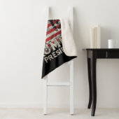 Jezus is mijn redder Trump mijn President Amerikaa Sherpa Deken (In situ)