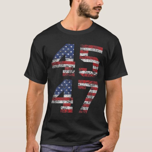 Jezus is mijn redder Trump mijn President Amerikaa T-shirt (Voorkant)