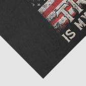 Jezus is mijn redder Trump mijn President Amerikaa Tissuepapier (Detail)