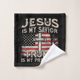 Jezus is mijn redder Trump mijn President Amerikaa Washandje