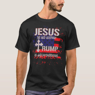 Jezus is mijn redder Trump mijn President Pro T-shirt
