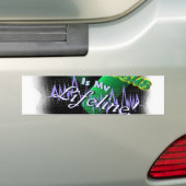 Jezus is mijn reddingslijn. bumpersticker (Op auto)