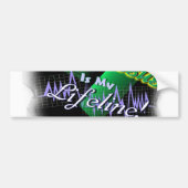 Jezus is mijn reddingslijn. bumpersticker (Voorkant)