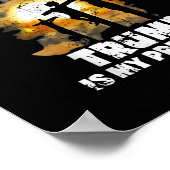 Jezus is mijn reddingtrump mijn presidentiële krui poster (Hoek)