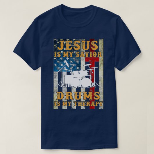 Jezus is mijn reddonderdommen t-shirt (Design voorkant)