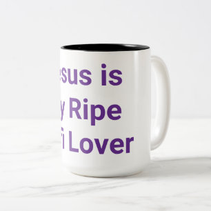 Jezus is Mijn Rijpe Soefi Minnaar Hankamer Artjunk Tweekleurige Koffiemok