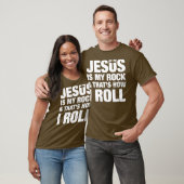 Jezus is mijn rots en dat is hoe ik Christelijk wo T-shirt (Unisex)