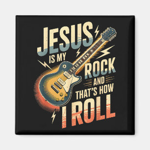 Jezus Is Mijn Rots En Dat Is Hoe Ik Rol Christelij Magneet