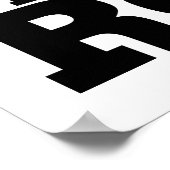 Jezus is mijn rots en zo ga ik rollen poster (Hoek)