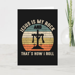 Jezus Is Mijn Rots Zo Rol Ik Christelijk Cadeau Kaart