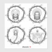 Jezus is mijn Salvation setsticker Sticker (Vel)