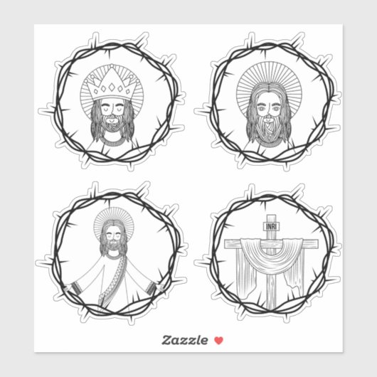 Jezus is mijn Salvation setsticker Sticker (Vel)