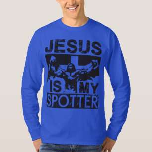 Jezus is mijn spotter t-shirt