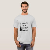 Jezus is mijn steen t-shirt (Voorkant volledig)