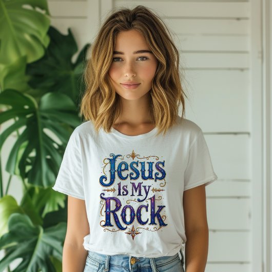 Jezus is mijn steen t-shirt