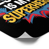 Jezus is mijn superheld Christelijk Kind Boy God S Poster (Hoek)