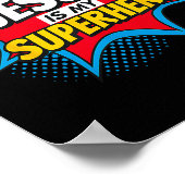 Jezus is mijn superheld Christelijk Poster (Hoek)