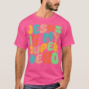 Jezus is mijn superheld Christelijk T-shirt