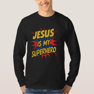 Jezus is mijn superheld Christelijke Godsdienst Co T-shirt