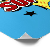 Jezus is mijn superheld Kinder en volwassen Christ Poster (Hoek)