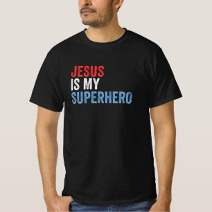 Jezus is mijn superheld t-shirt