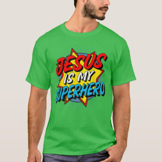 Jezus is mijn superheld t-shirt