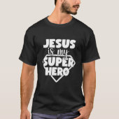 Jezus is mijn superheld t-shirt (Voorkant)