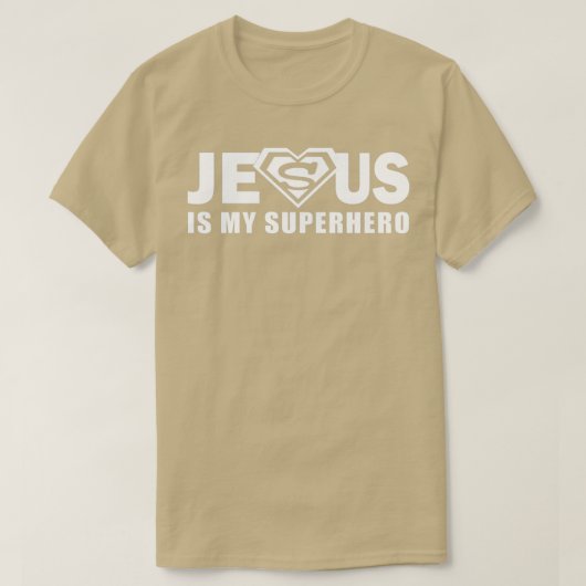 Jezus is mijn superheld t-shirt (Design voorkant)