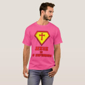 Jezus is mijn superheld t-shirt (Voorkant volledig)
