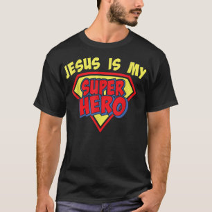 Jezus is mijn superheld t-shirt inspirerend christ