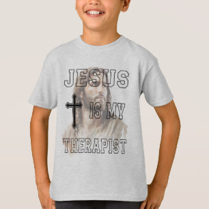 Jezus is mijn Therapeut Klassiek T-shirt