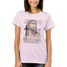 Jezus is mijn Therapeut Klassiek T-shirt