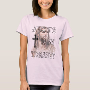 Jezus is mijn Therapeut Klassiek T-shirt