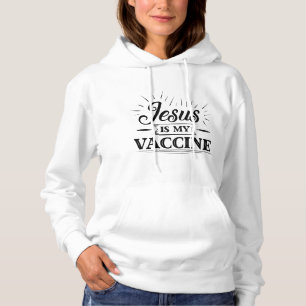Jezus is mijn vaccin hoodie