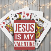 Jezus is mijn Valentijn Christelijk geloof Pokerkaarten
