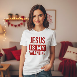 Jezus is mijn Valentijn Christelijk T-shirt