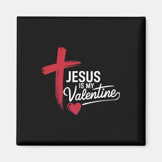 Jezus is mijn Valentijn Christelijke liefde Magneet (Voorkant)