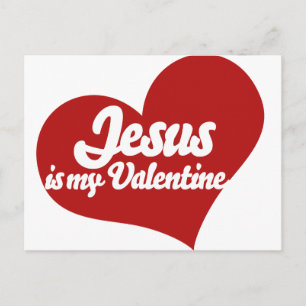 Jezus is mijn Valentijn Feestdagenkaart