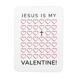 Jezus is mijn Valentijn harten kruis Magneet