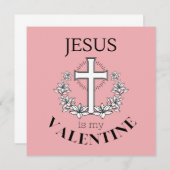 Jezus is mijn Valentijn Kaart (Voorkant / Achterkant)