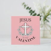Jezus is mijn Valentijn Kaart (Staand voorkant)