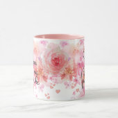 Jezus is mijn Valentijn Roze Religieuze Roses Mok (Midden)